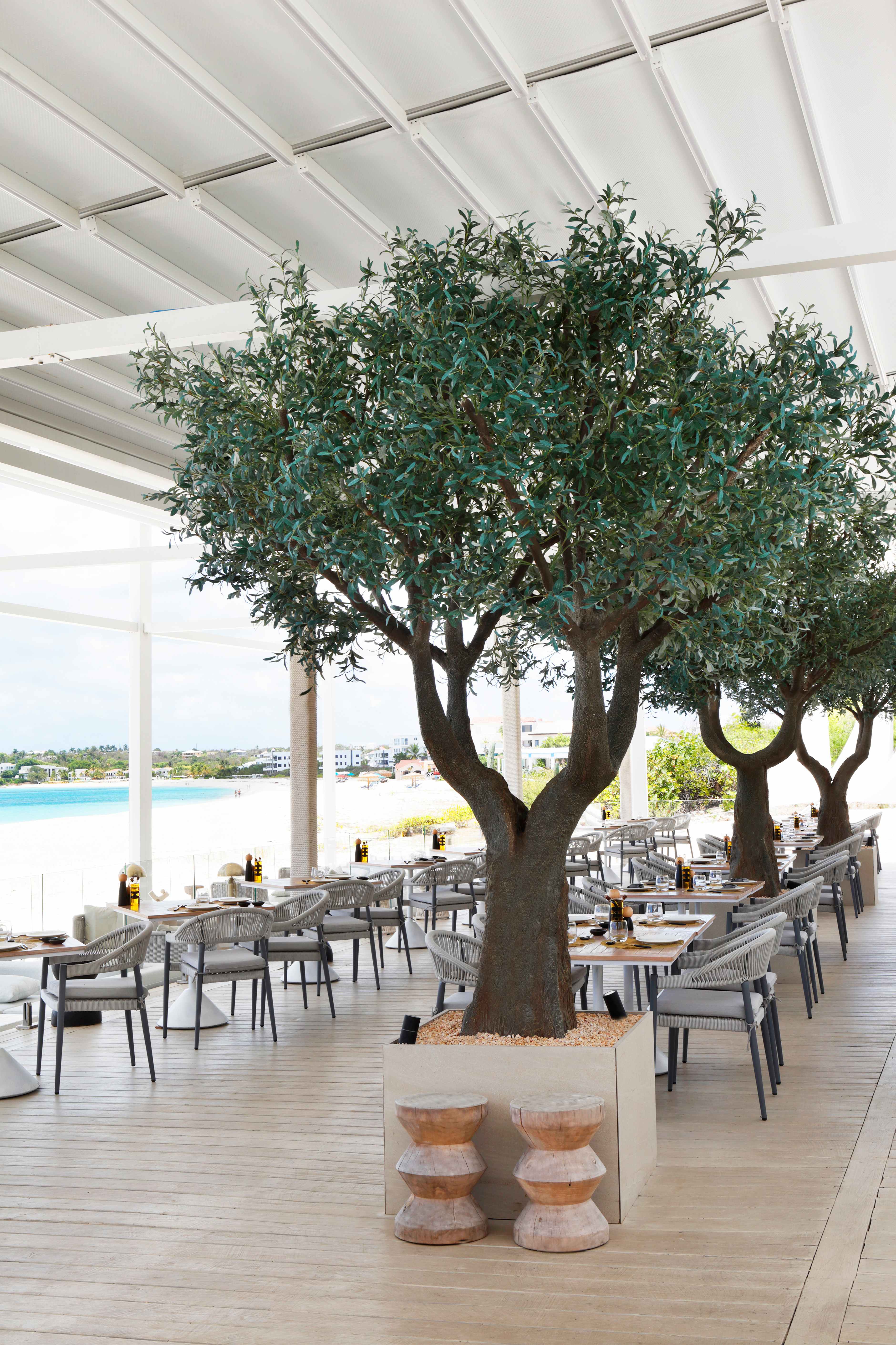 Anguilla Beach Cabana - Evening Setting