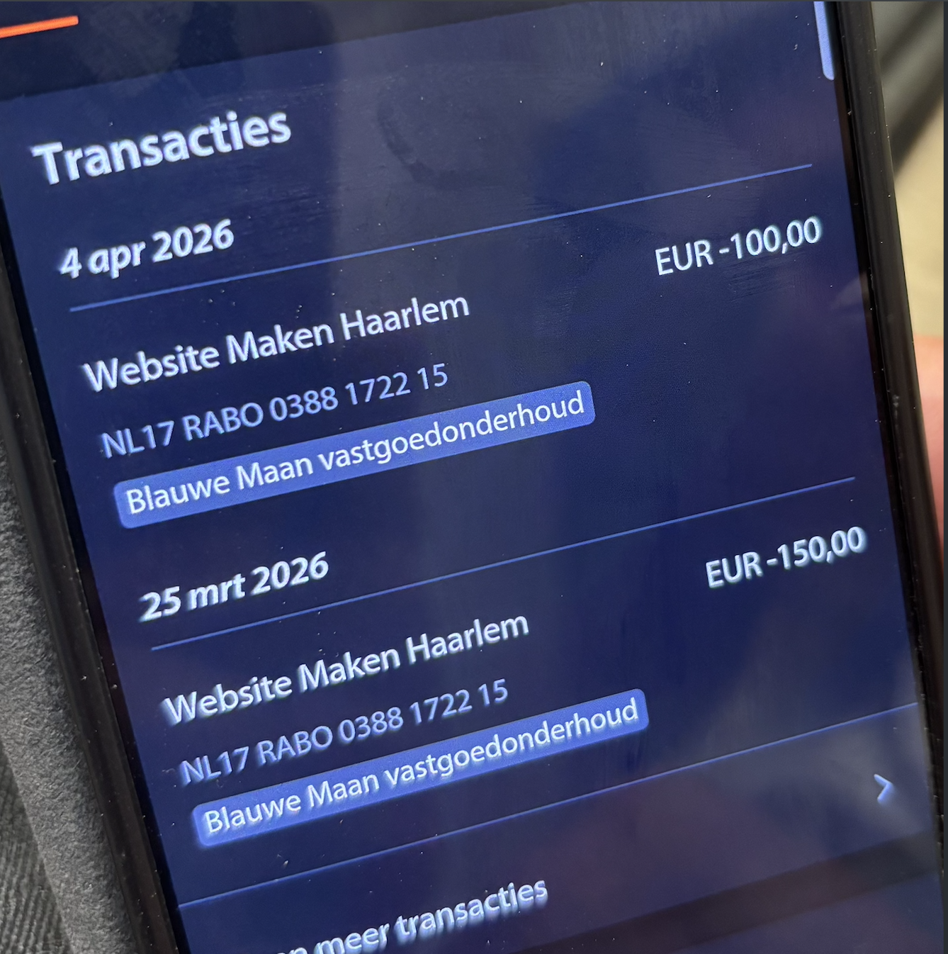 Transacties Website Maken Haarlem naar Blauwe Maan vastgoedonderhoud