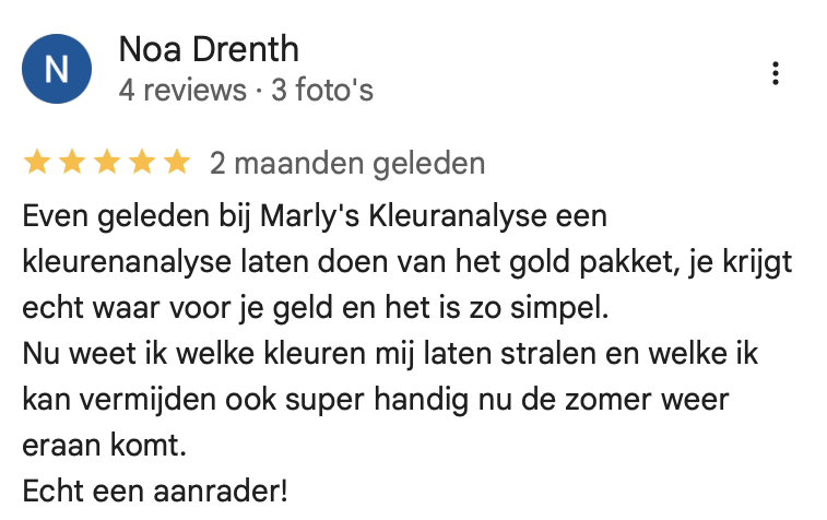 Review van Noa Drenth