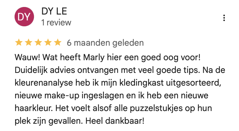 Review van DY LE