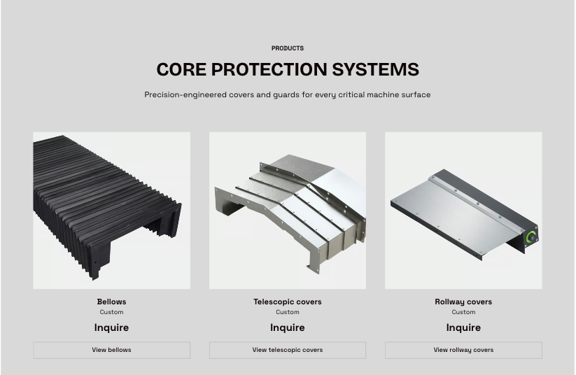 Raj Bellows core protection systems