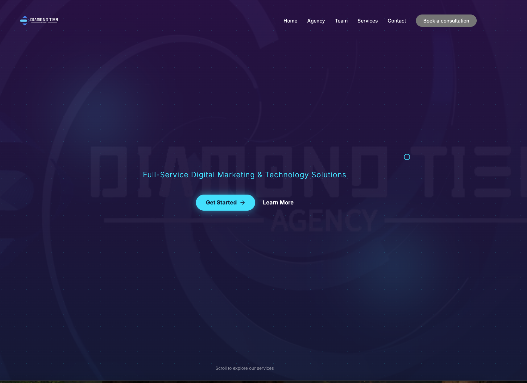 Diamond Tier Agency - Full-Service Digital Marketing & Technology Solutions agency...