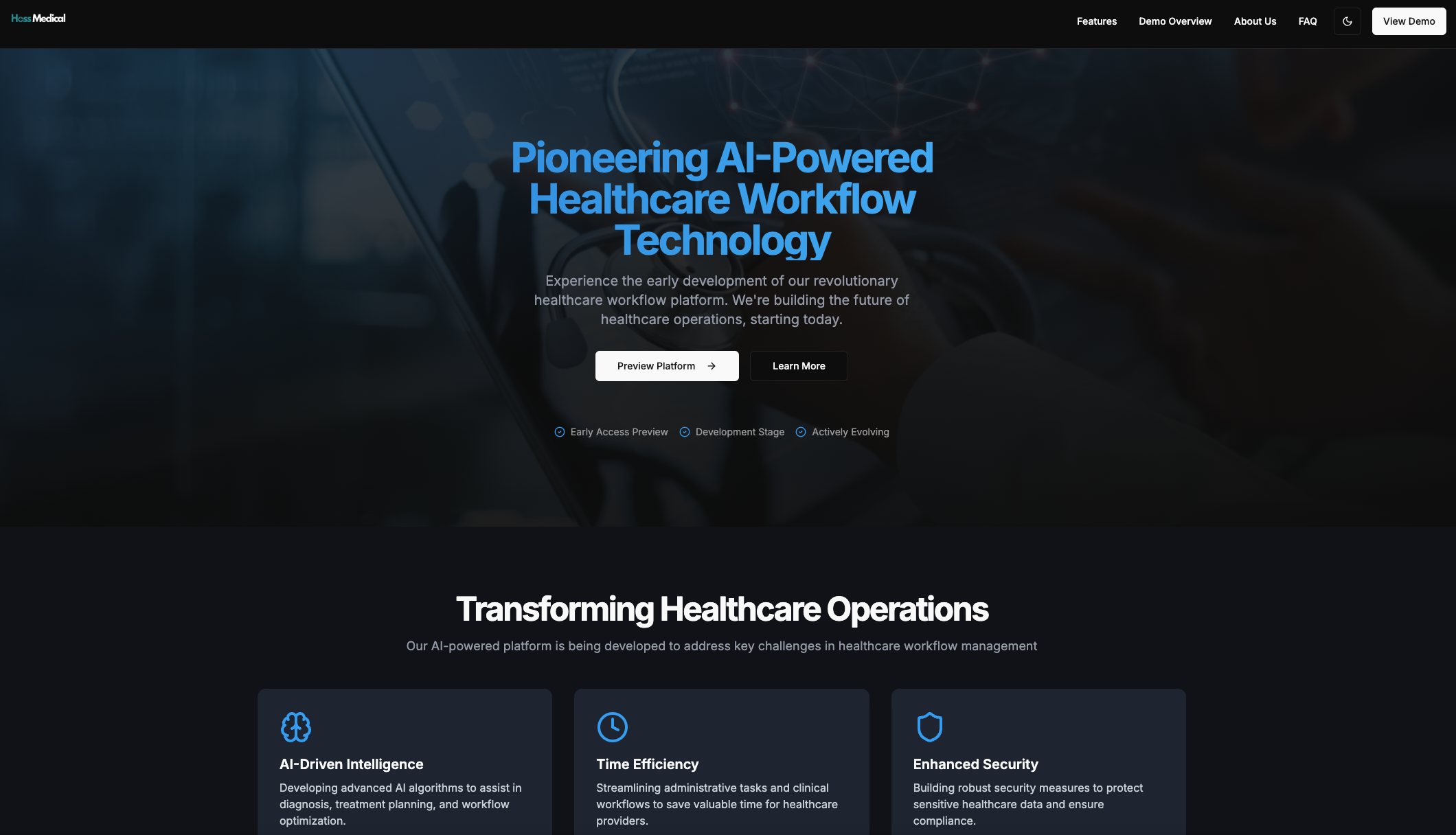 Hoss Medical - Pioneering AI-Powered Healthcare Workflow Technology platfor...