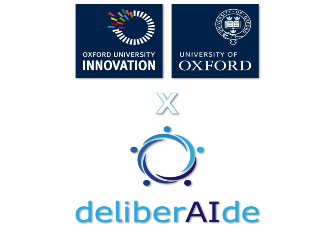 Oxford University Innovation and deliberAIde partnership