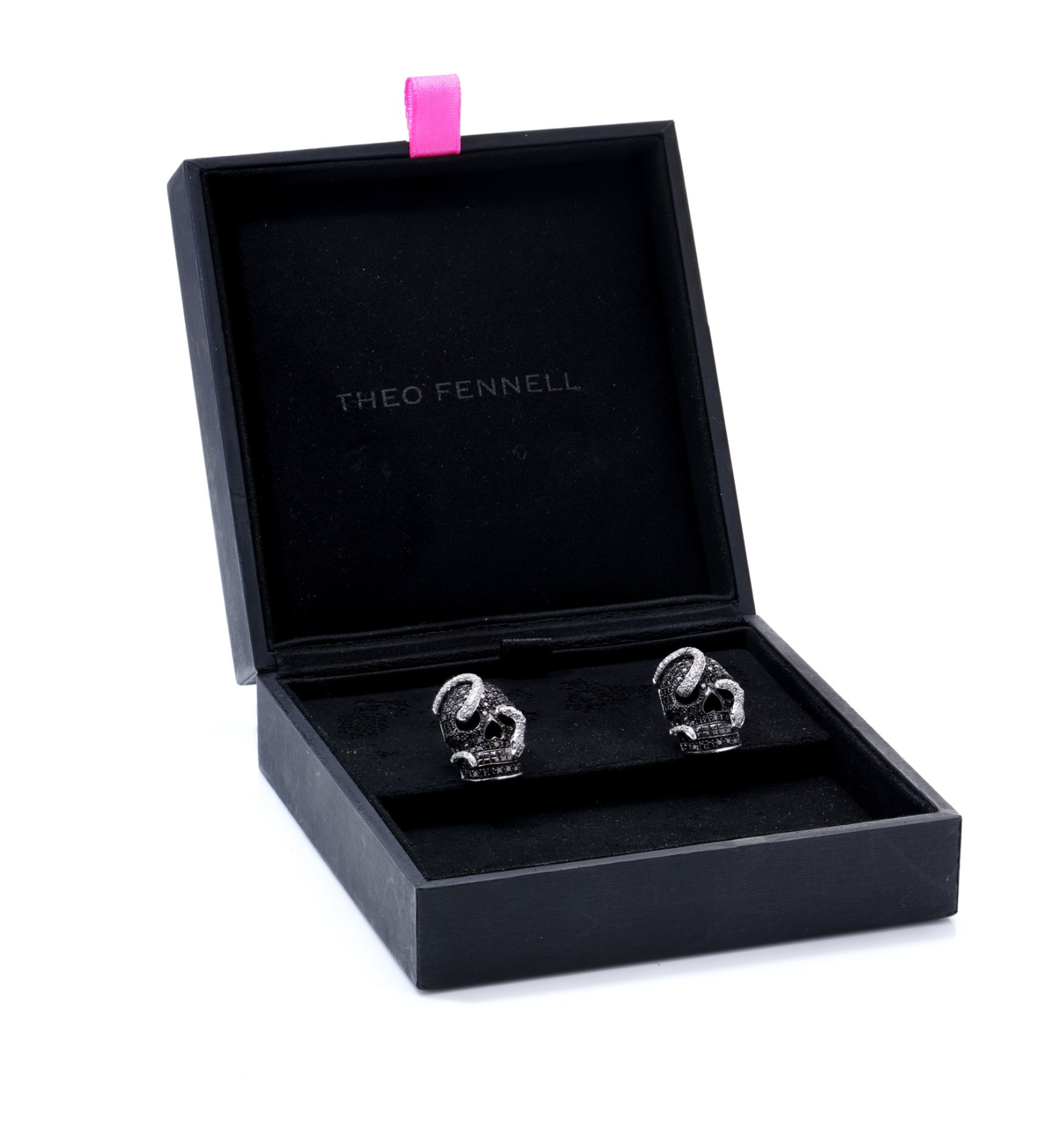 Theo Fennell Luxury Skull Cufflinks in Presentation Box