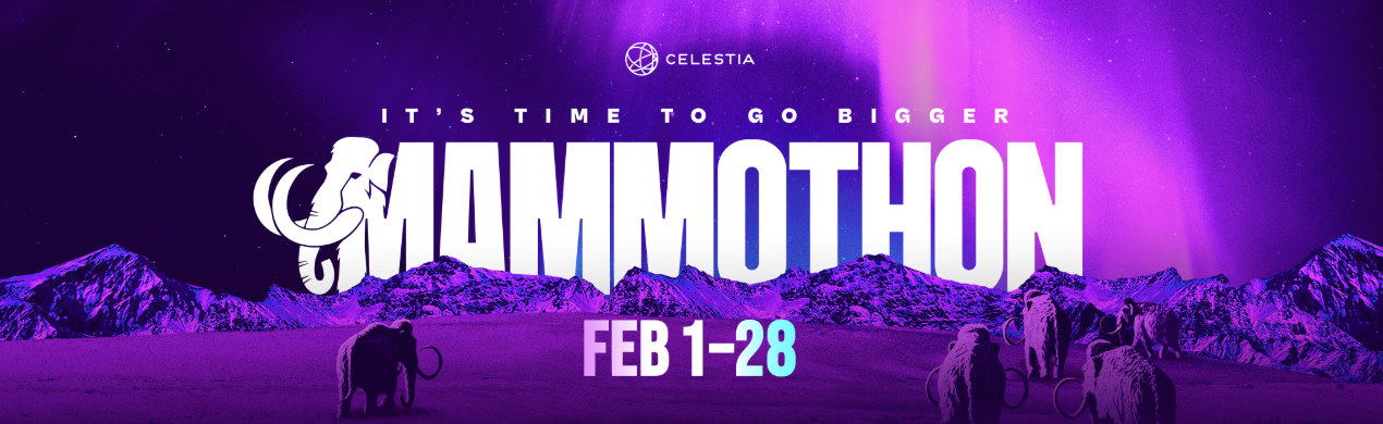 Celestia Mammothon Event Banner