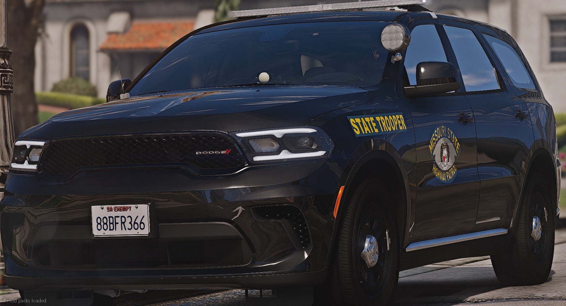 State Trooper Durango front view
