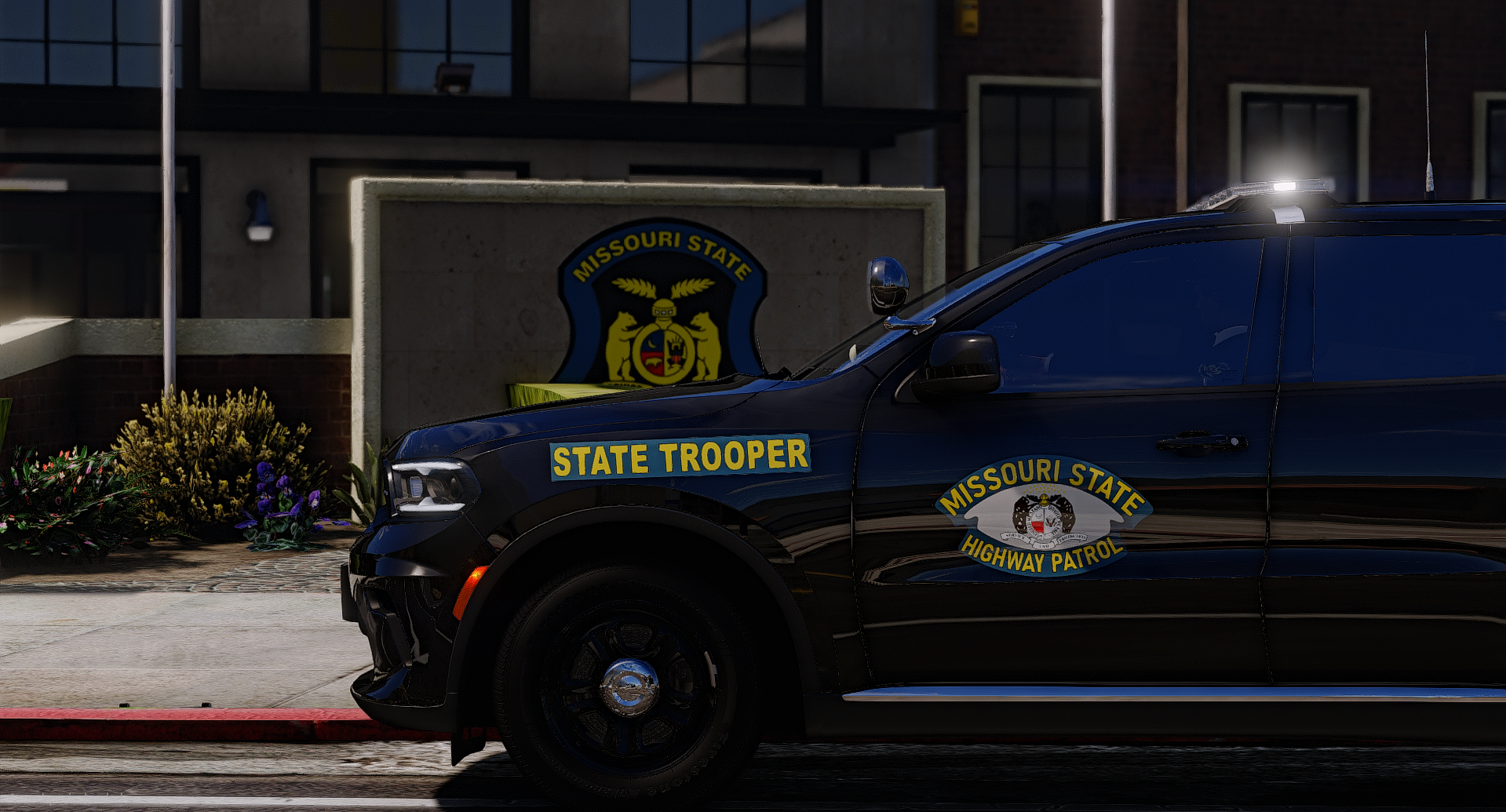State Trooper at MSHP headquarters