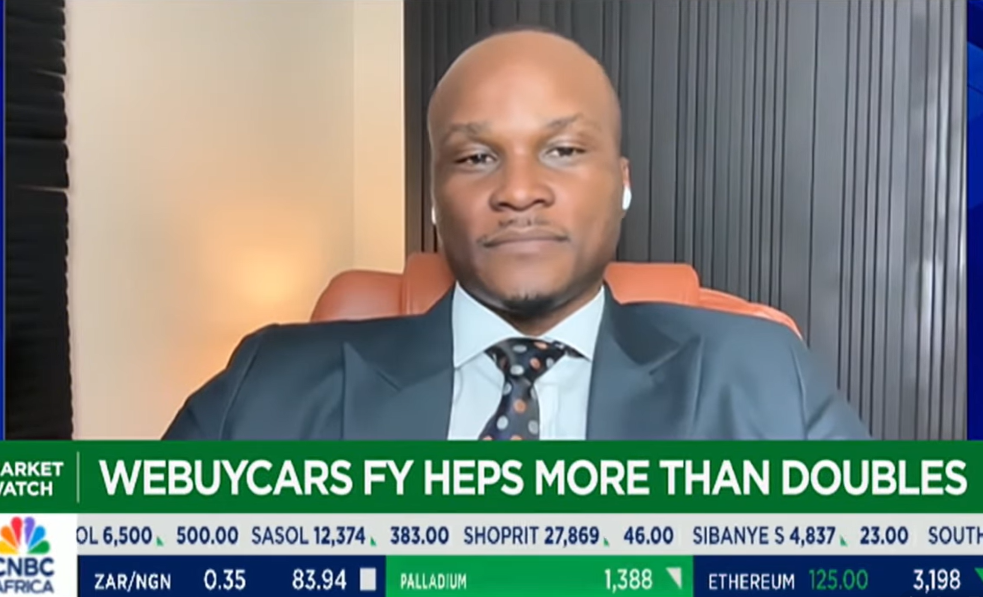 MJ CNBC African Markets Update appearance