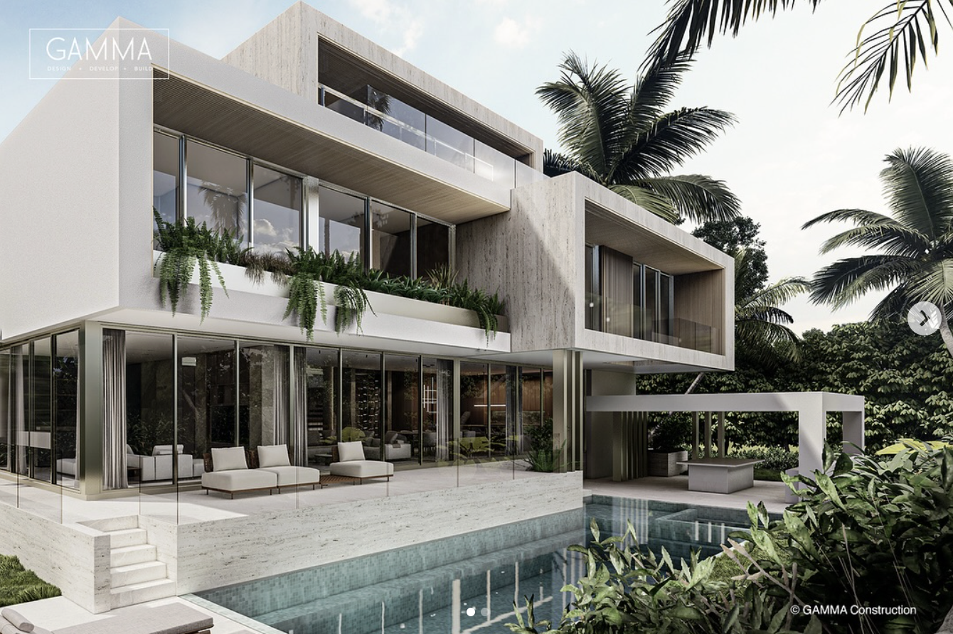 Tropical modern home