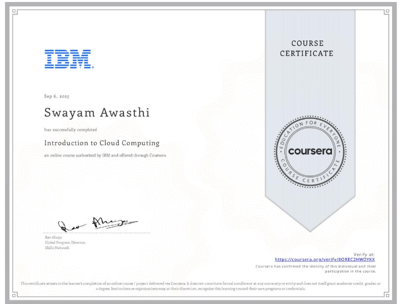 Introduction to Cloud Computing