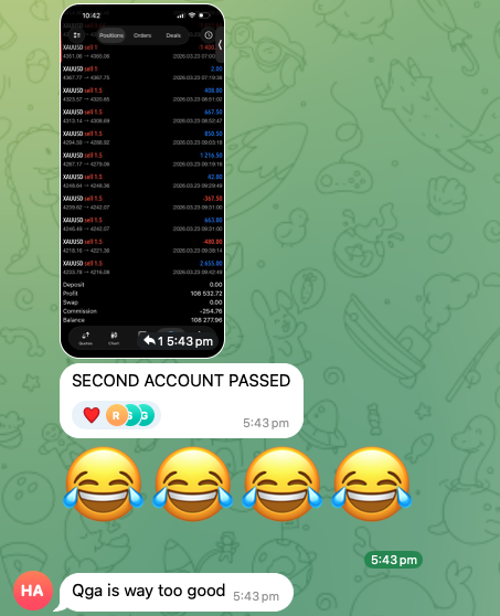 HA - 2nd Prop Account Passed