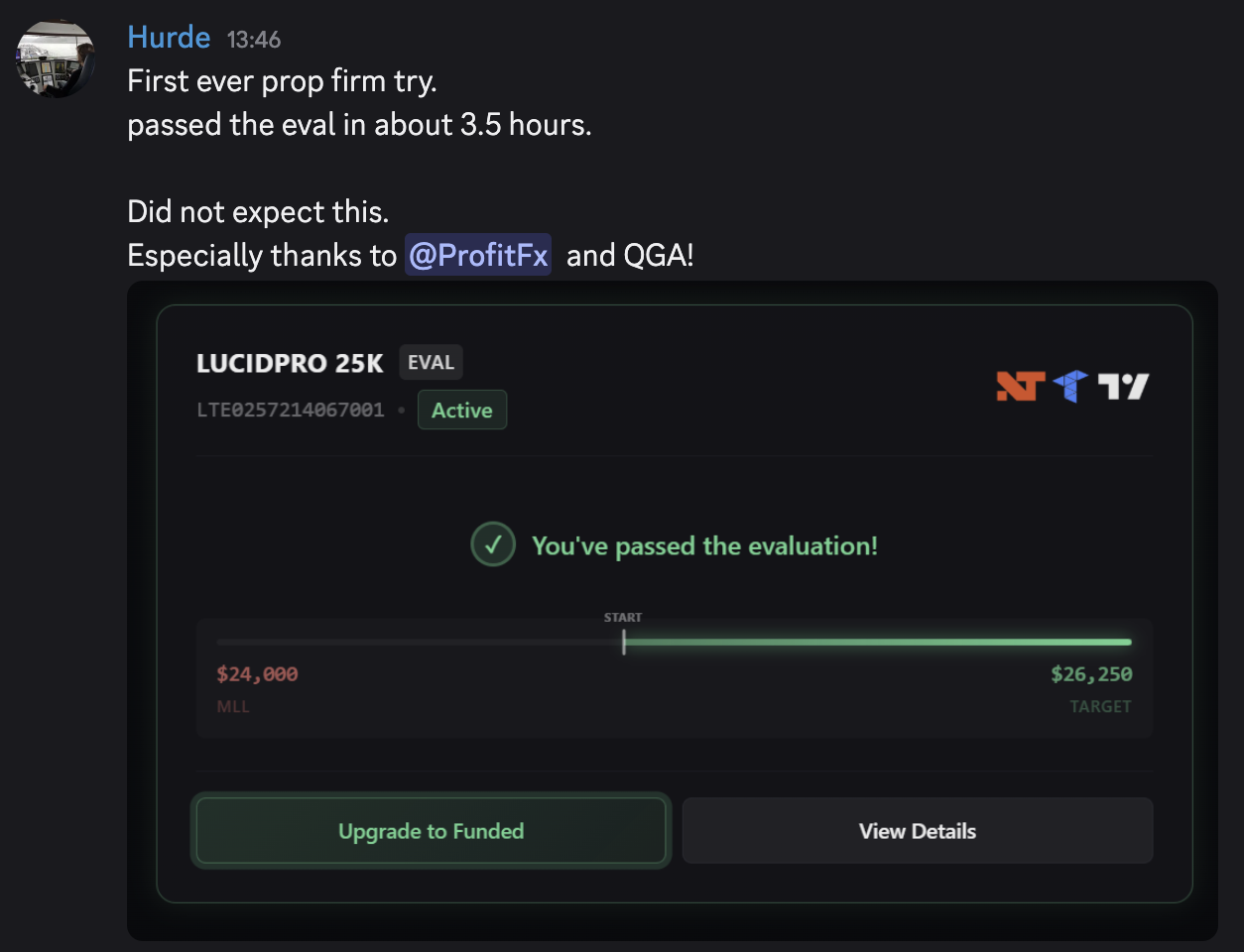 Hurde - Eval Passed in 3.5h
