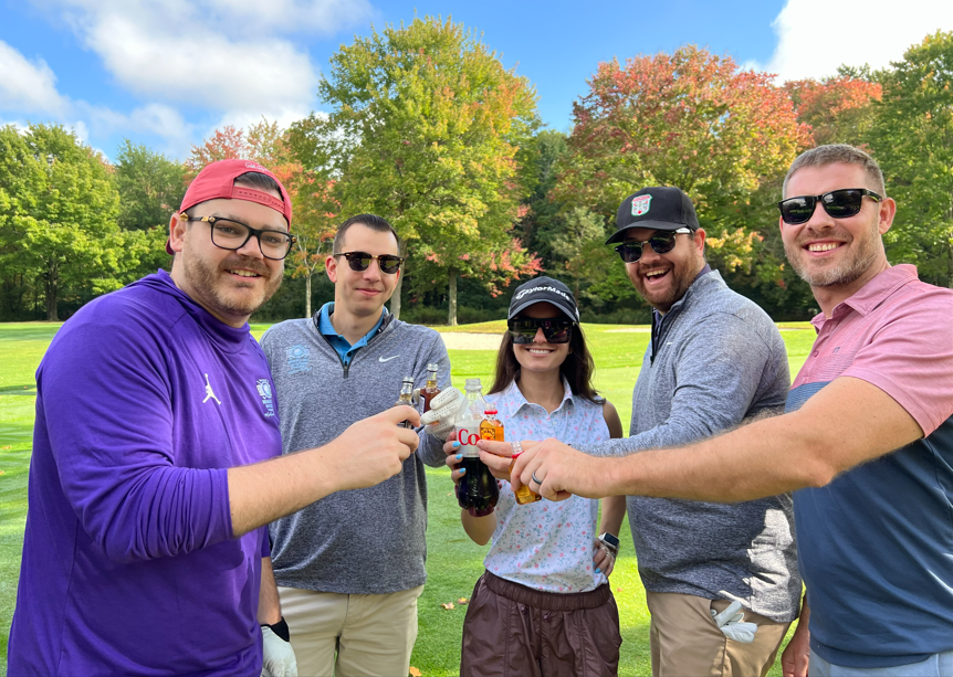 Cheers on the Course