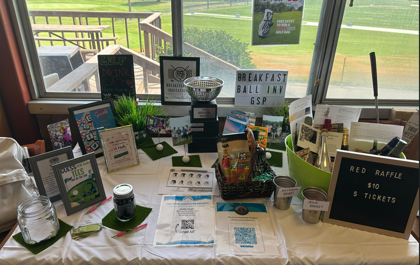 Prize and Raffle Table Setup
