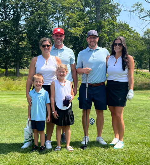 Family Photo on the Course