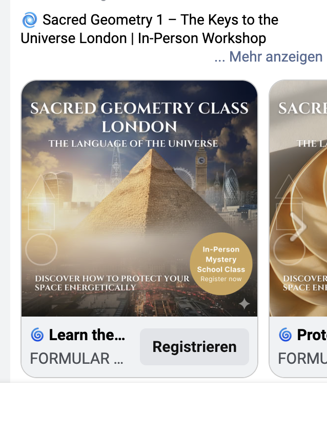 Facebook Lead Ads - Mystik Workshop - Creative 1