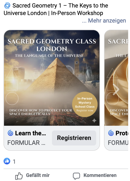 Facebook Lead Ads - Mystik Workshop - Creative 2