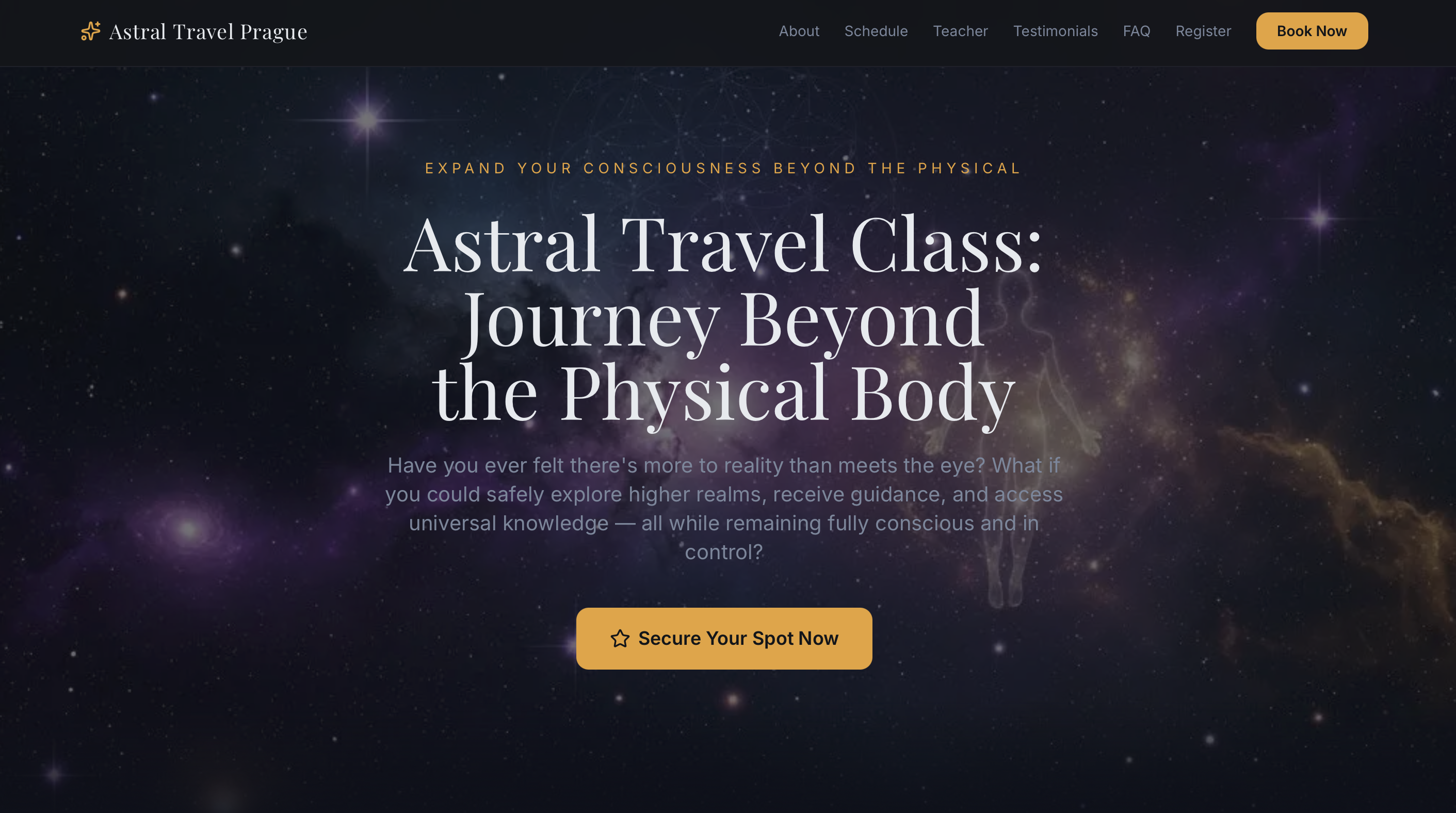 AI-optimiertes Webdesign - Astral Travel Prague