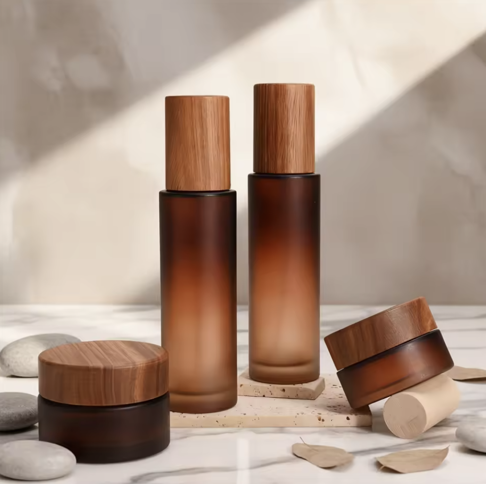 Premium amber packaging