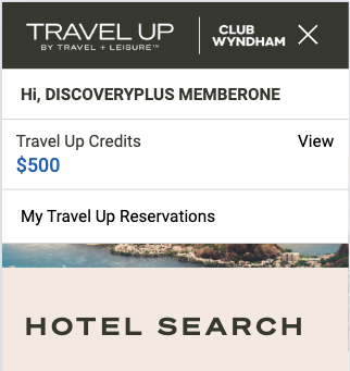 TravelUp x Club Wyndham screenshot 2