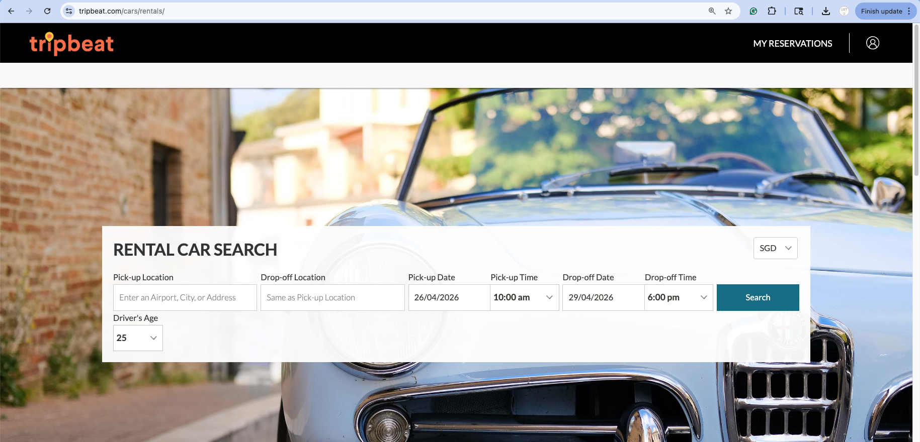 Tripbeat Car Rental