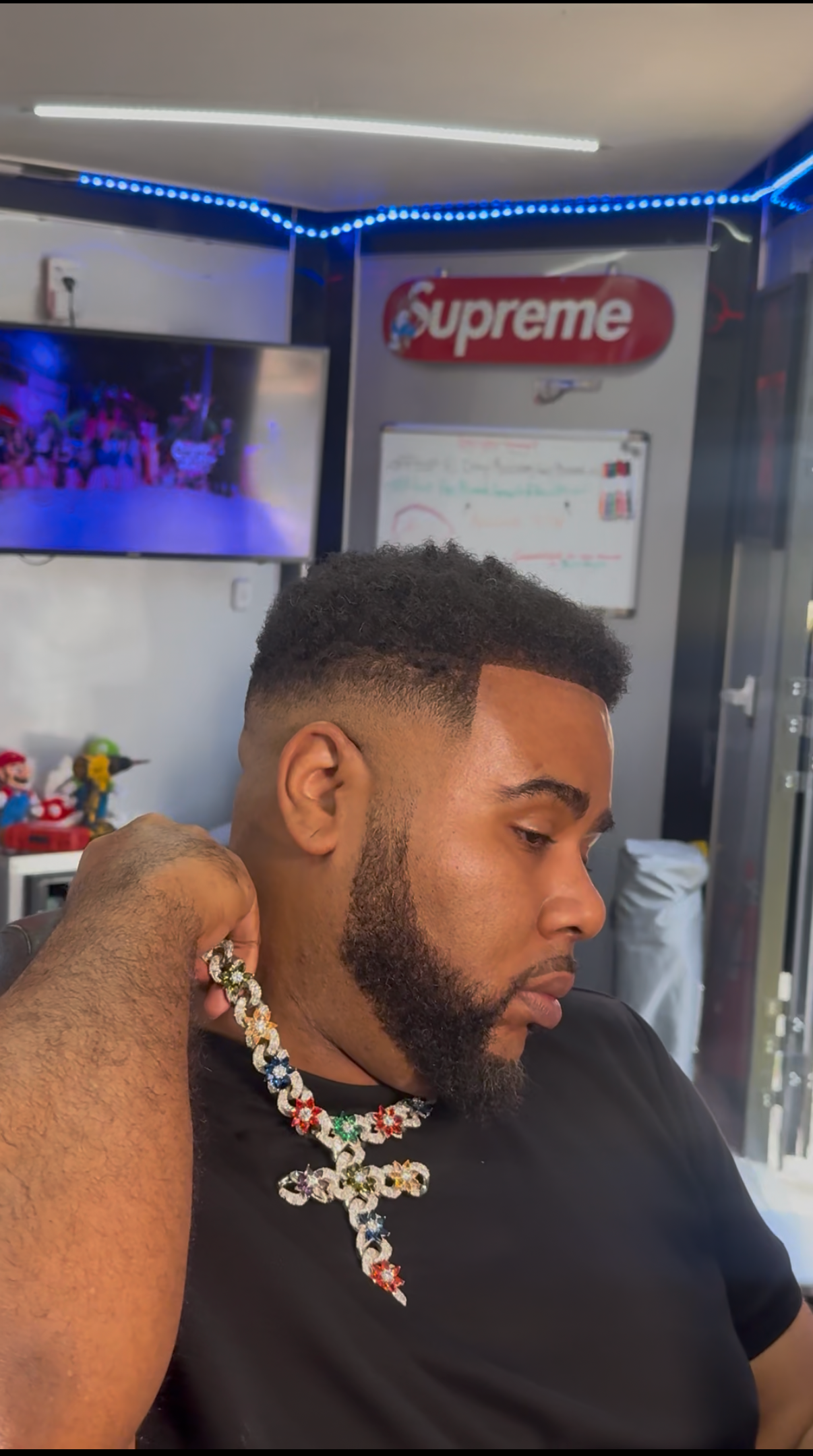 Fresh fade with beard work