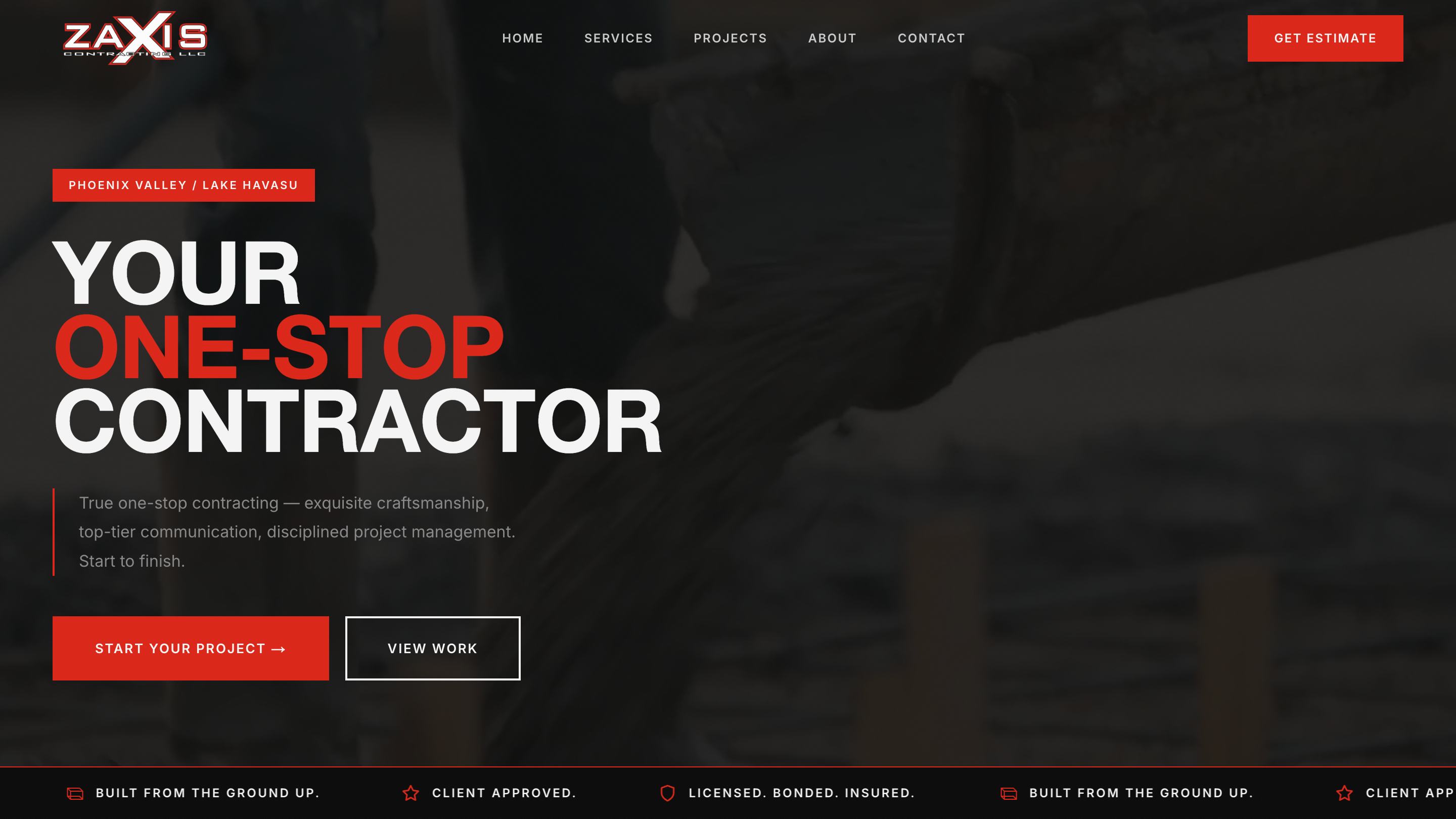 ZAXIS — HOMEPAGE