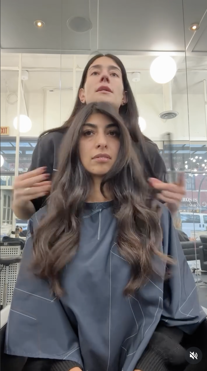 Brunette Waves - Styling by Sabrina Beltrano