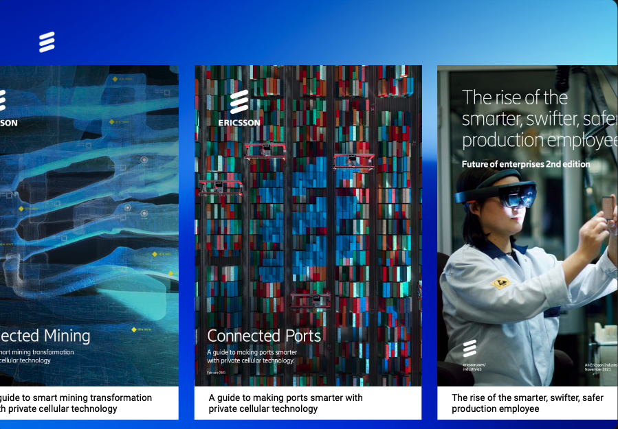 Ericsson - Transforming Industries Web App