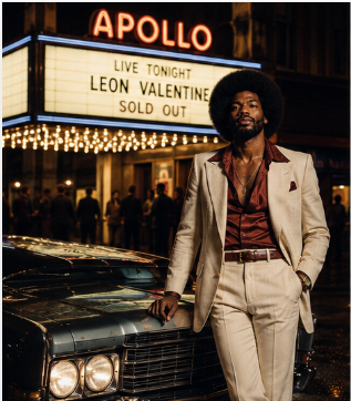 Leon Valentine Commission Records Apollo Theater sold out promotional photo
