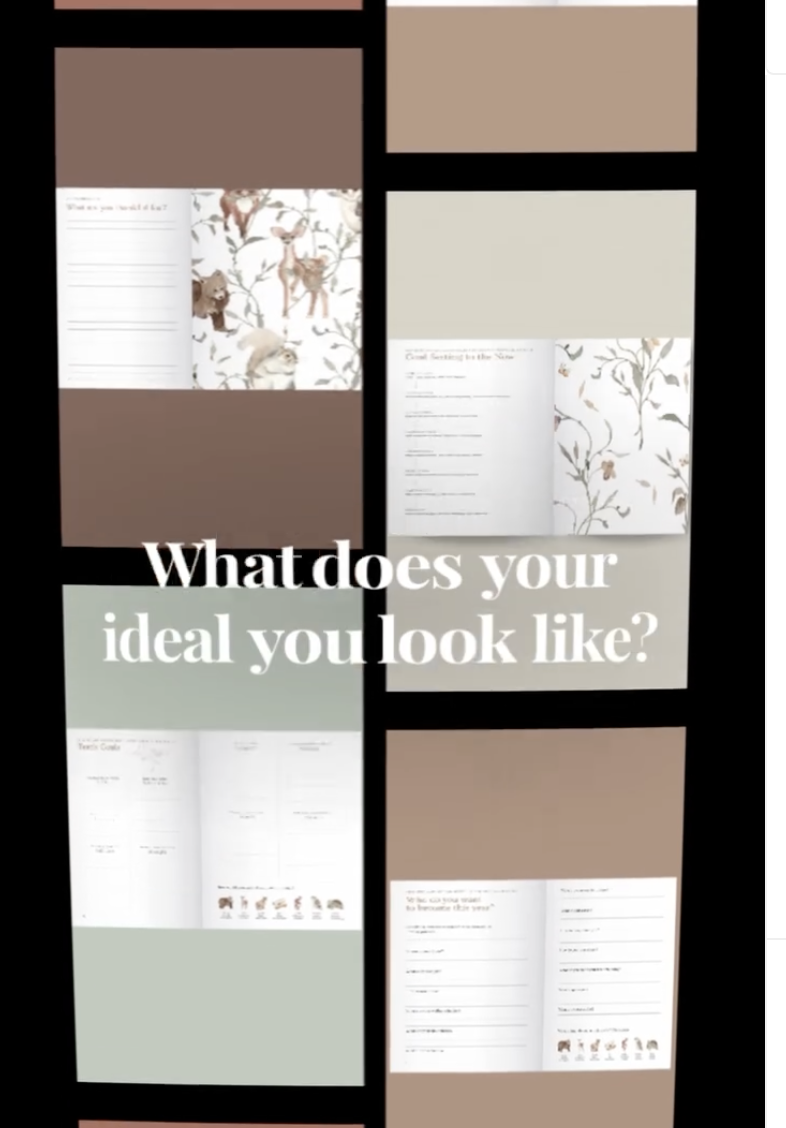 What does your ideal you look like planner collage