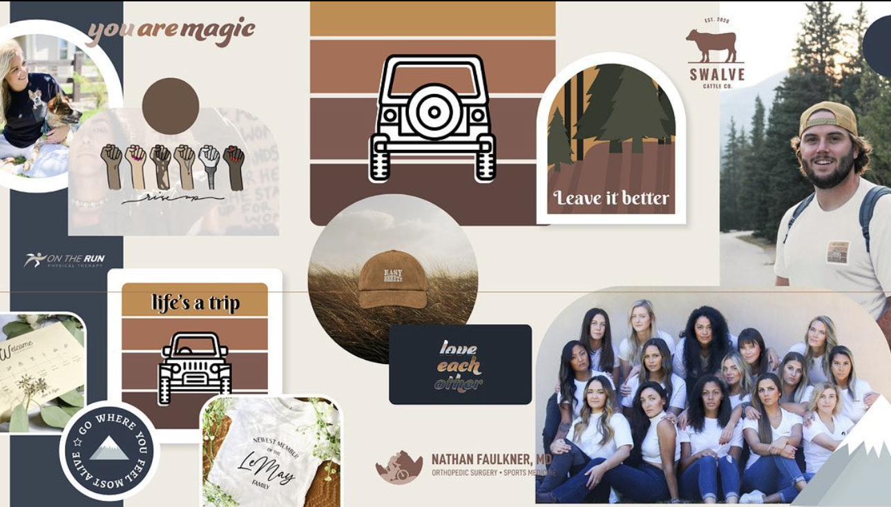 Born Wolf Designs portfolio collage