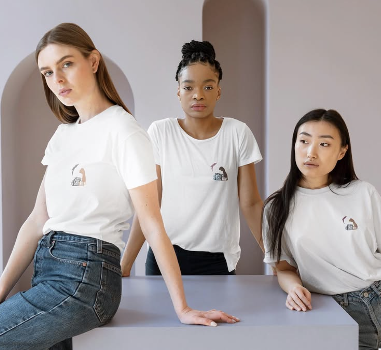 She Can She Will t-shirts