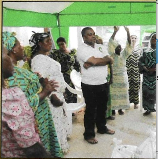 KUTH Director addressing the widows during the gathering