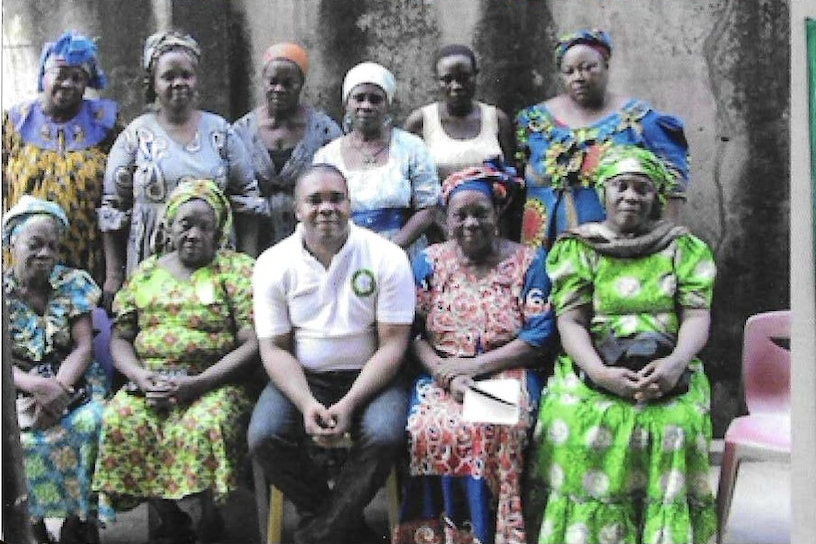 Elderly residents during the KUTH home visit