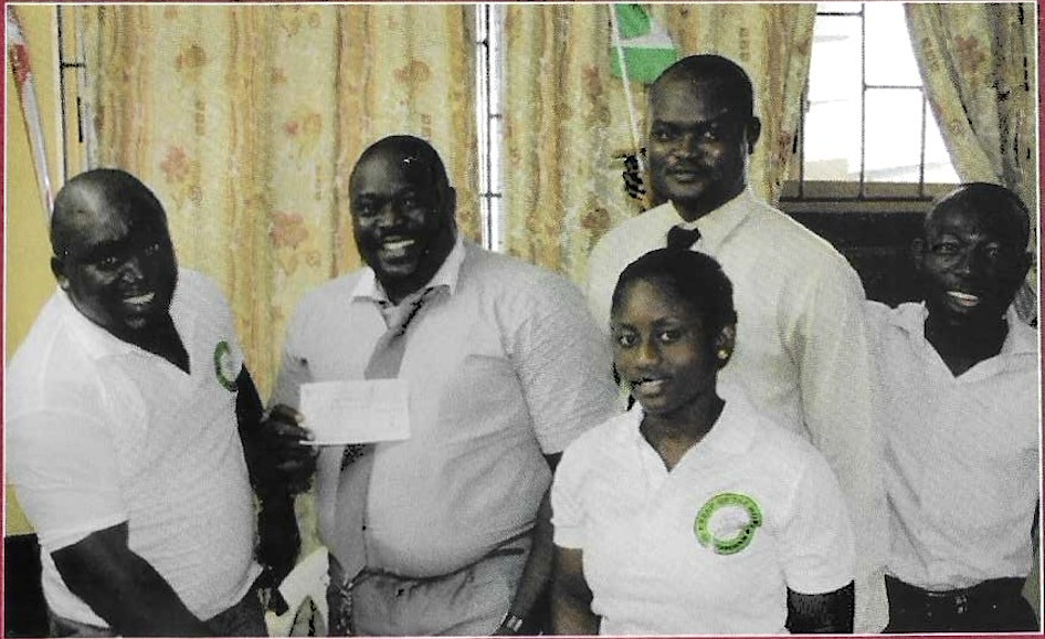 KUTH volunteers during hospital ward rounds