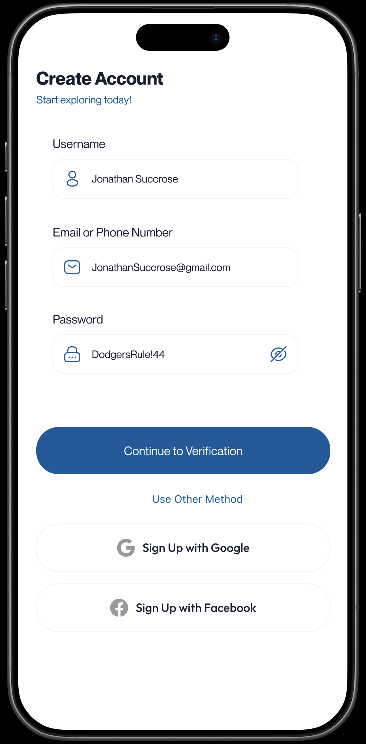 Create Account