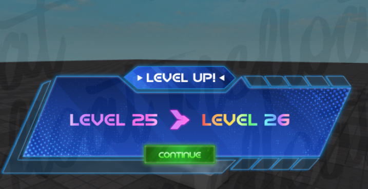 Level Up Screen
