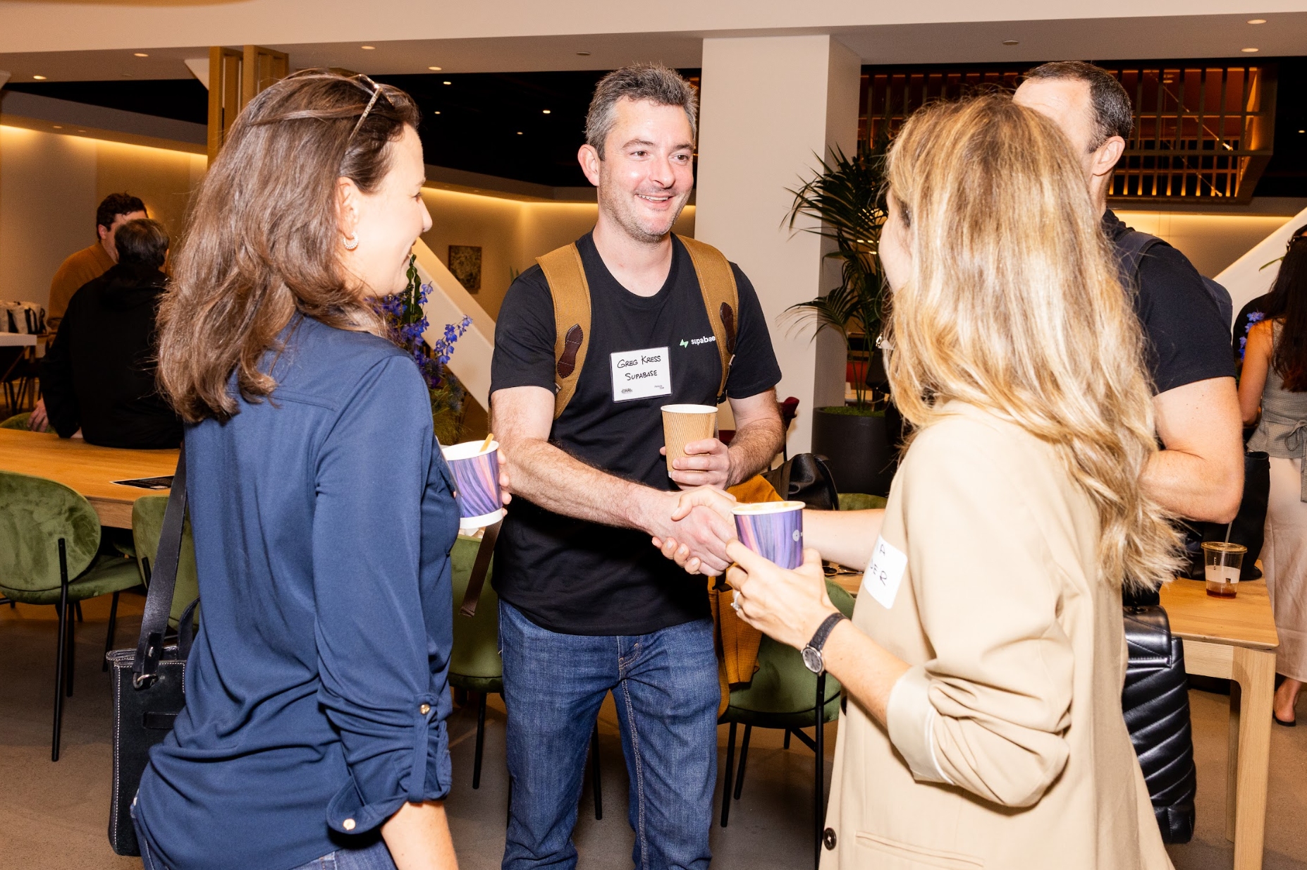 Coffee networking at Inside Summit