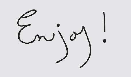 hey hôn sketch 06 handwritten Enjoy! typography exploration