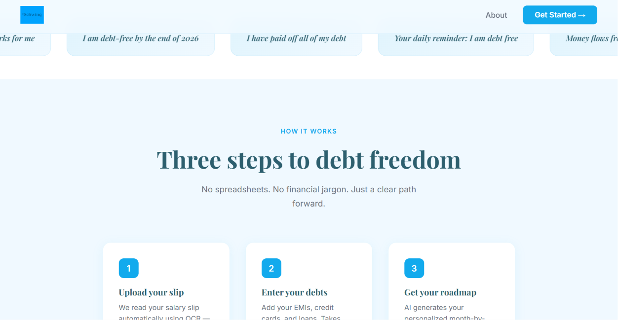 Three Steps to Debt Freedom