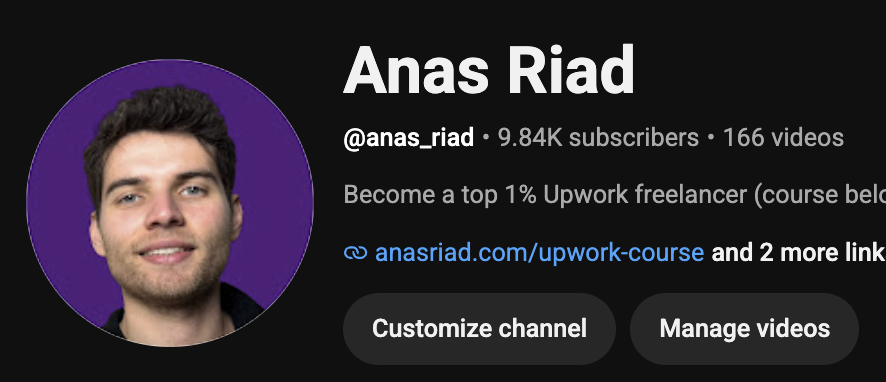 Anas Riad YouTube channel