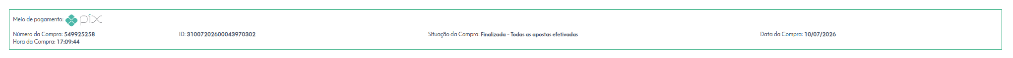 Comprovante de Participação