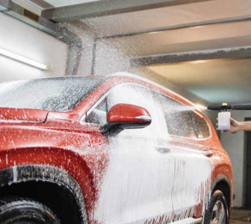 Car washing & cleaning service photograph