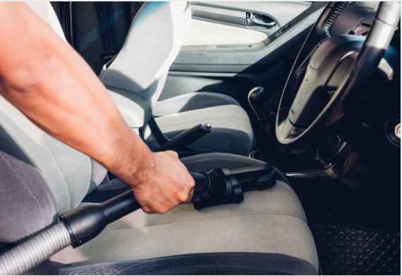 Interior cleaning & detailing service photograph