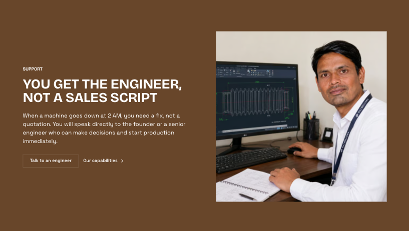 Raj Bellows engineering support