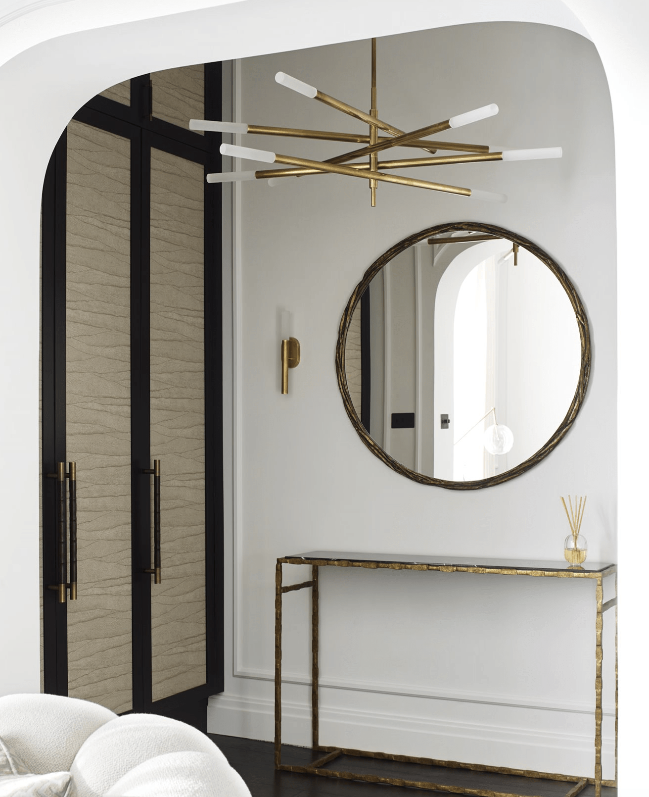 Luxury bathroom renovation with modern fixtures