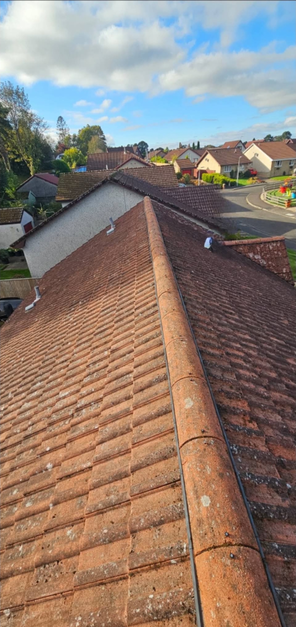 After - Professional roofing work completed