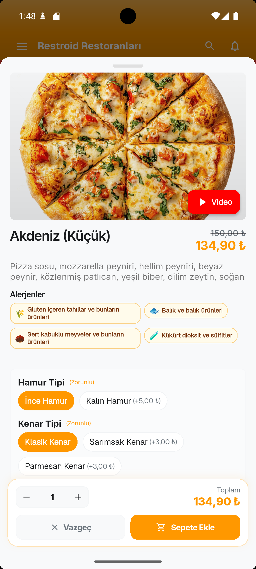 Ürün Özelleştirme